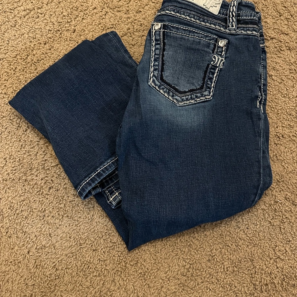Miss Me Blue Boot Cut Jeans Classic Style